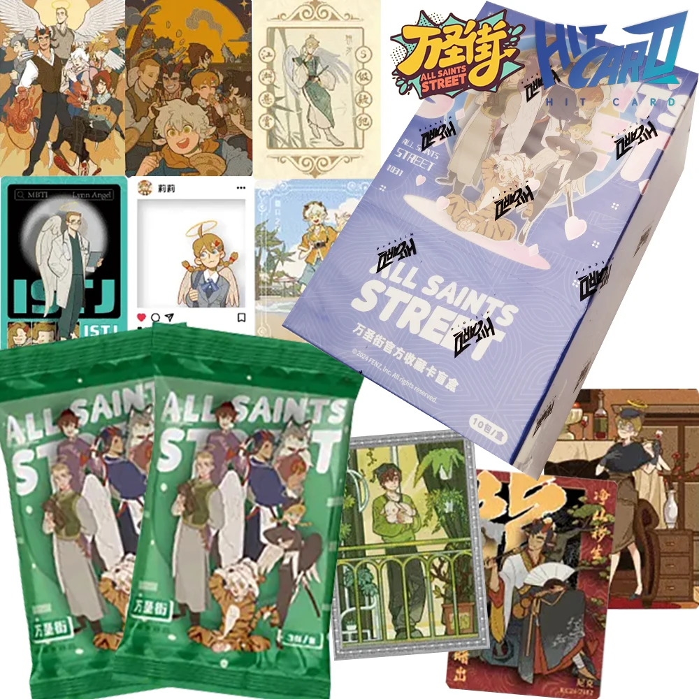 

Official Hitcard All Saints Street Hobby Collection Cards High Quality Impression Poster Character Cards Popular Animated Gifts
