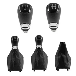 For Skoda Octavia A7 MK3 2014 2015 2016 2017 Car Gear Shift Knob Handball PU Leather Gaiter Boot Dust Cover Case Car Accessories
