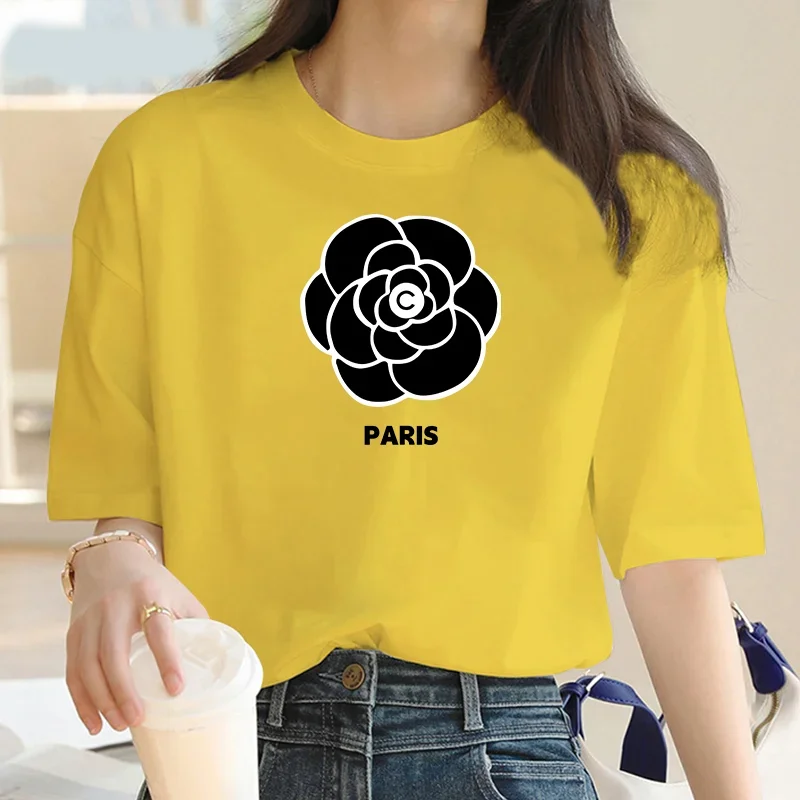 2024 wiosenny nowa drukowana damski T-shirt Street Y2KT T-shirt letni wzór moda damska T-shirt damski T-shi