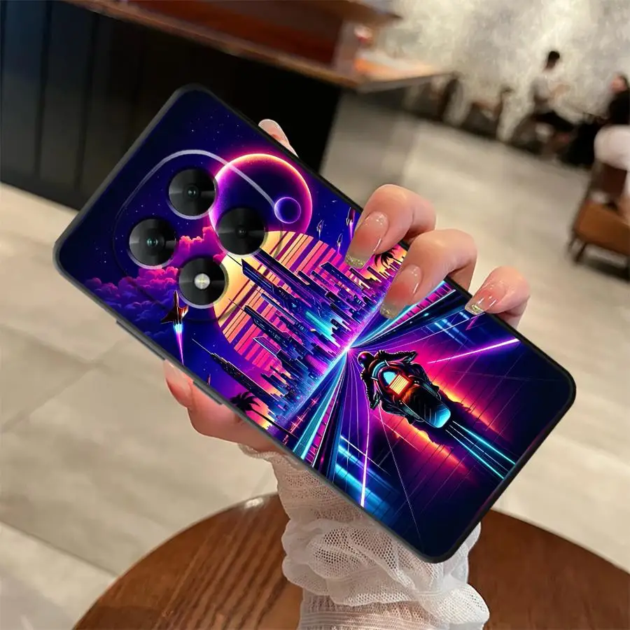 حافظة لهاتف Xiaomi Redmi Note 11 13 12 Pro Plus 11S 10 9 8 Pro 9s 12S 10S SCI-FI City