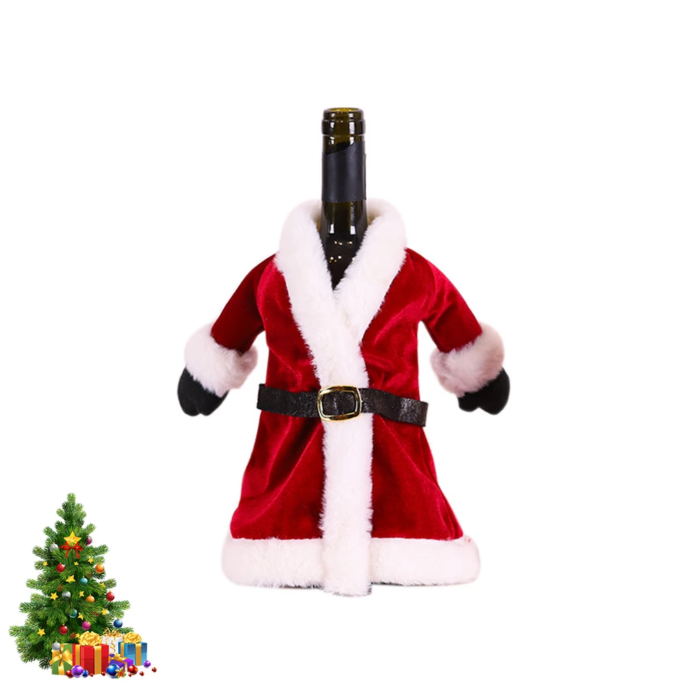 

Christmas Dress Bags Wrap Dust-Proof Wine Cover For Holiday Party Wedding Gift Packaging Reusable Natural Material