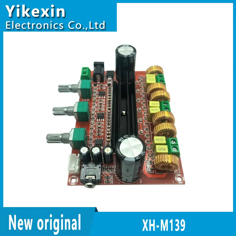 XH-M139 New 2.1 channel high power digital amplifier board TPA3116D2 Power 2*80W+100W