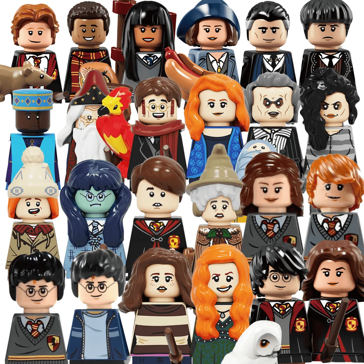NEW Harry Potter building block Hogwarts Hermione Albus Dumbledore Ron Weasley toys brick toys festival gifts