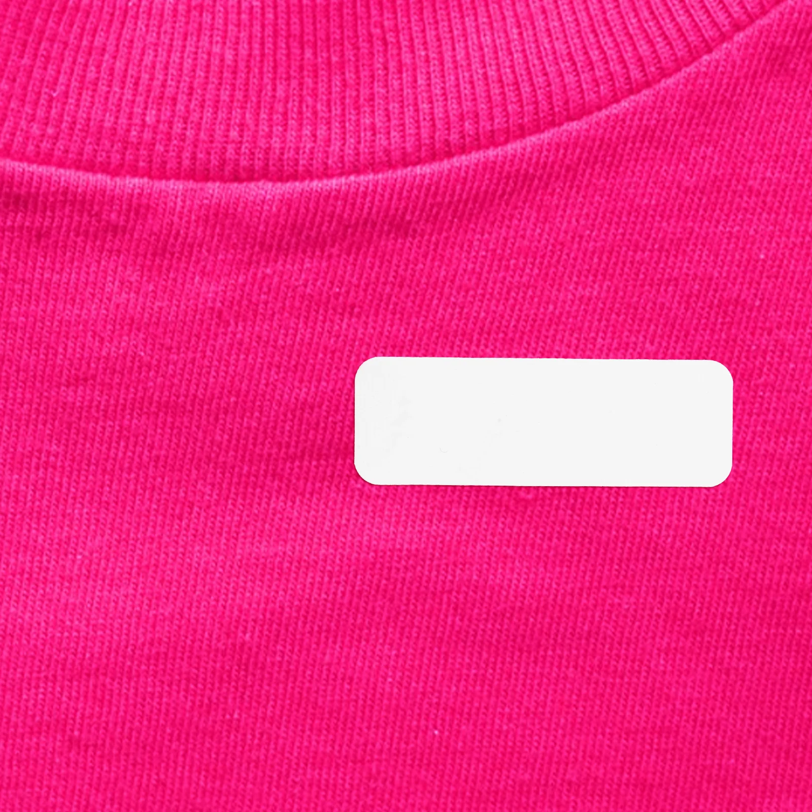 20 قطعة تسميات النسيج للكتابة الحديد على الملابس اسم العلامات الغسيل التمريض المنزل مكتب الملابس تحديد الملابس التسمية #4