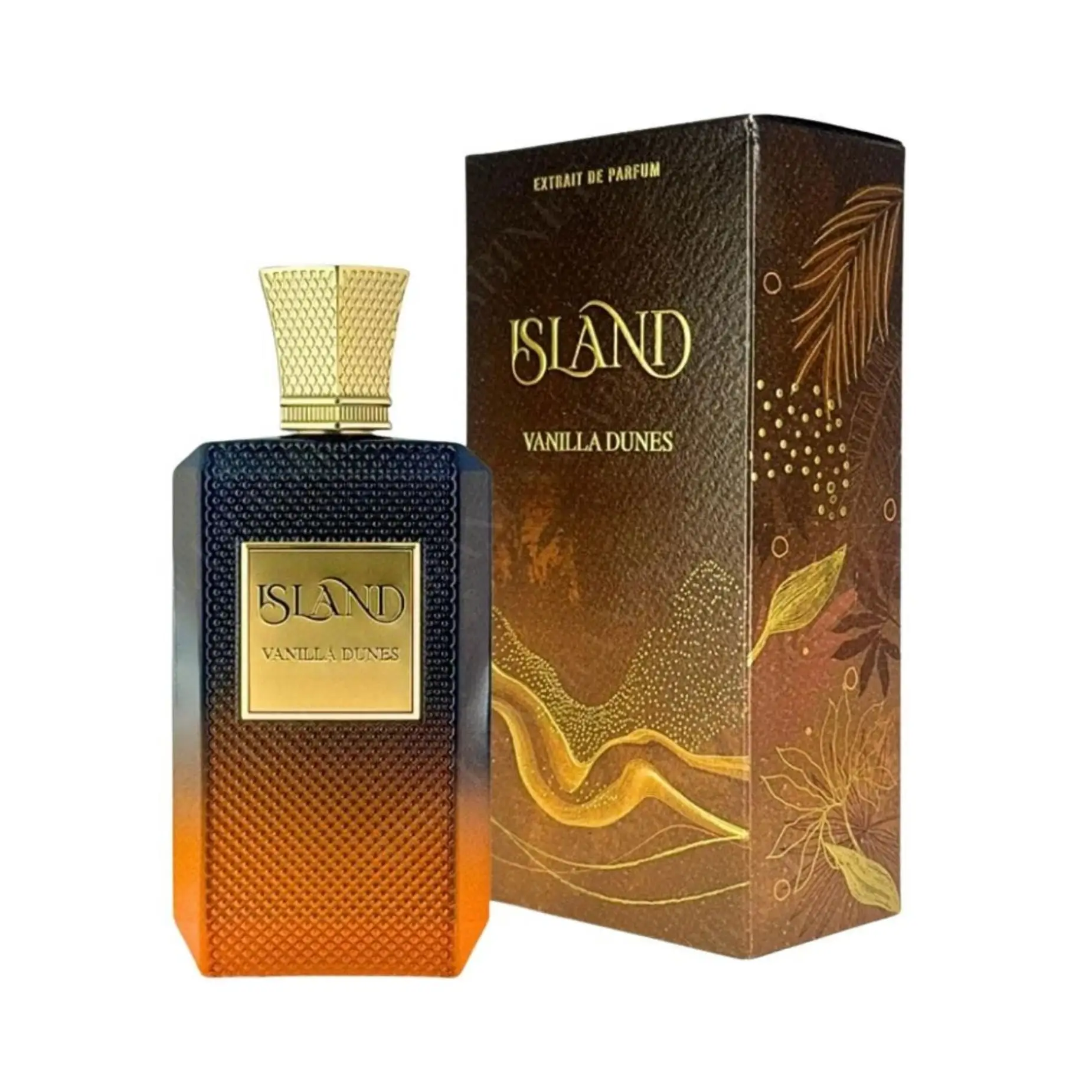 Island Vanilla Dunes Extrait de Parfum Unisex, Fragancia Cálida y Gourmand para la Sofisticación Diaria