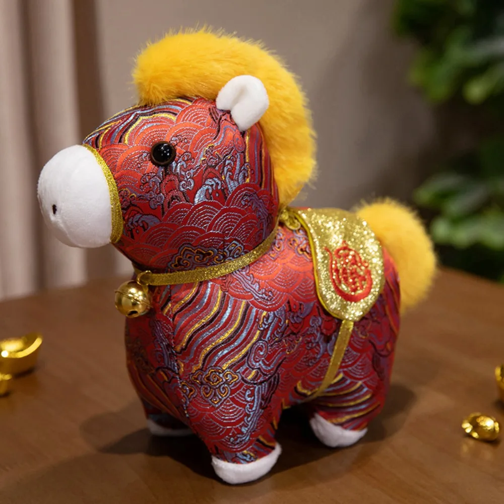 

Adorable Colorful Horse Plush Doll Creative Satin Stuffed Animal Toy Kawaii Mascot Dolls Cartoon Steed Doll Birthday Gift