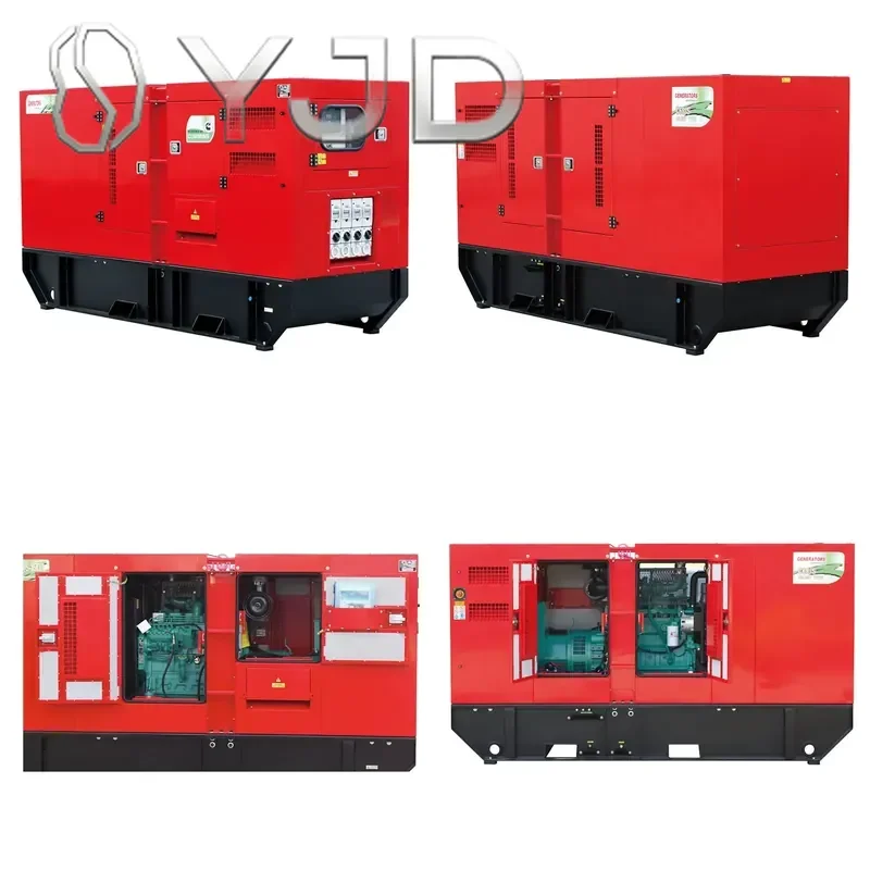50/60Hz 50kva Silent Generator Single Phase Soundproof Open Frame Container Type Auto Start ATS Remote Start LETON
