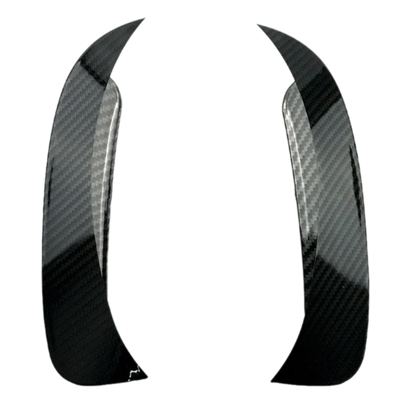 2X Rear Bumper Vent Cover Flaps Splitter Trim Carbon Fiber Style for Mercedes-Benz GLA 200 250 X156 GLA45 AMG 2013-2018