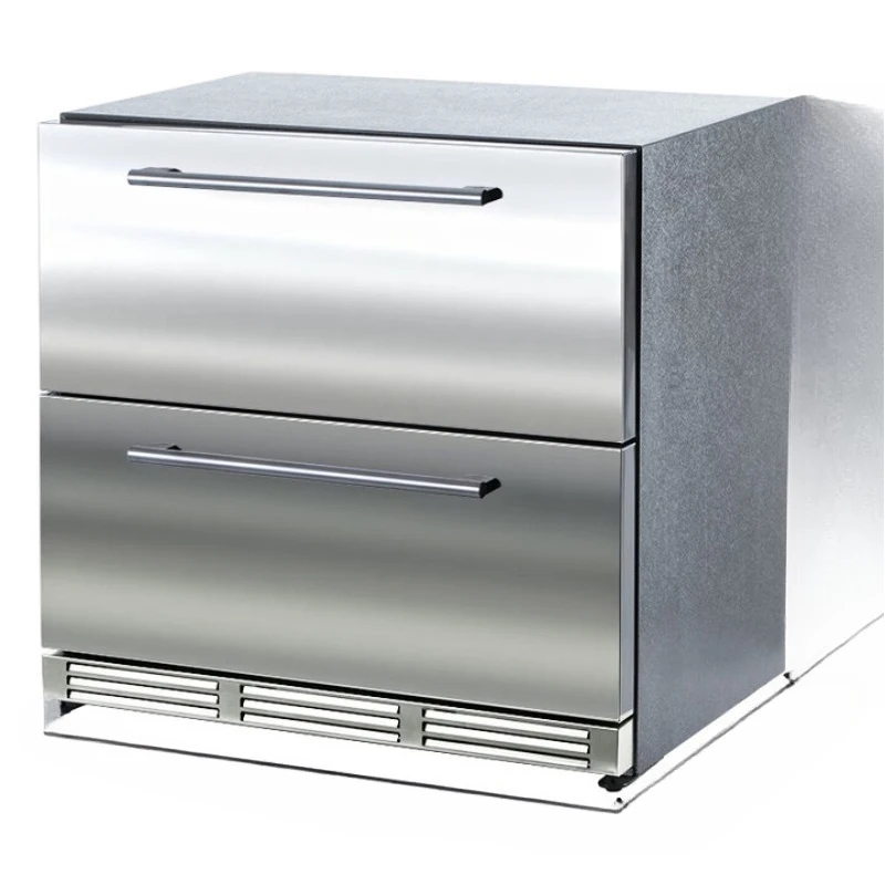 

Fully embedded horizontal refrigerator, household air cooling 80 cm wide, ultra-thin zero