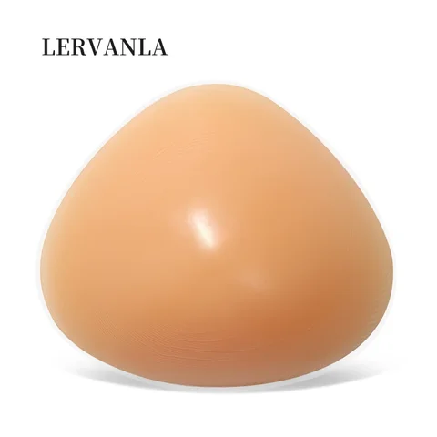 LERVANLA Triangular Concave Silicone Breast Model Used For Mastectomy To Balance The Body Artificial Big Breast Favorite