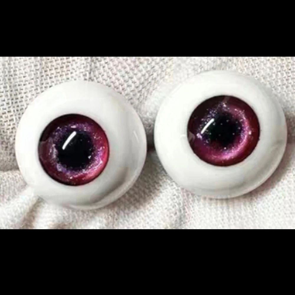 14mm/16mm Puppenaugen DIY Handgefertigte Augenbälle Puppenzubehör für 1/4 1/3 Puppe BJD Gipsaugen – Detail 1