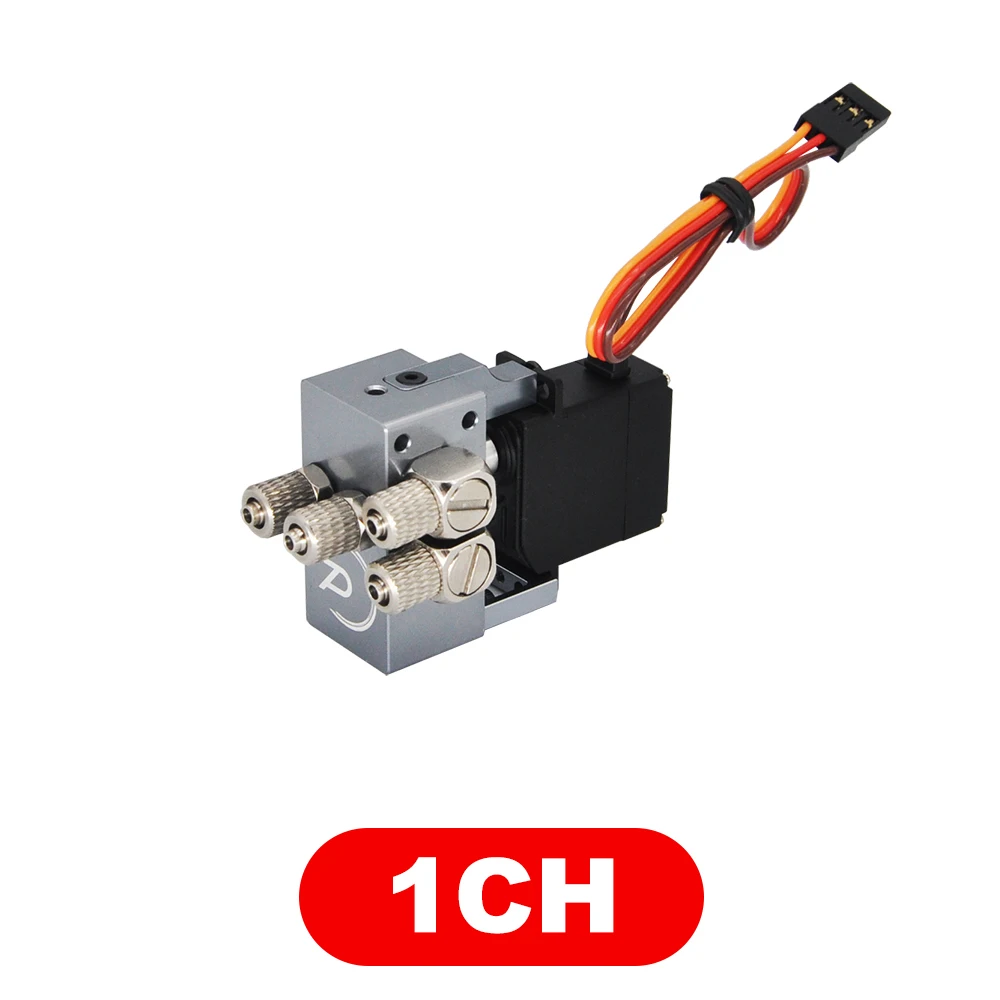 RC Hogedruk Hydraulisch Roterend Ventielblok met 4mm Mondstuk 1/2/3/4/5/6/7/8 Kanalen voor Graafmachine Techniek Voertuig Model