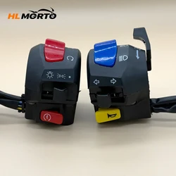 Universal 22mm Motorcycle Switches Motorbike Horn Button Turn Signal Electric Fog Lamp Light Start Handlebar Controller Switch
