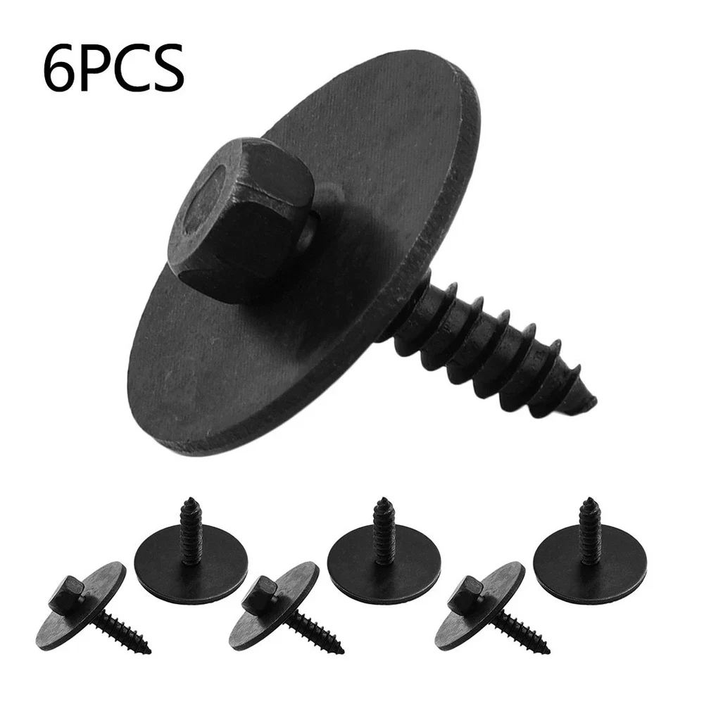 6pcs A0019906036 Auto Screw 4.8*19mm For Mercedes Benz W203 W204 W207 S203 S204 S211 C219 2002-2014 Under Engine Sheet Car Parts