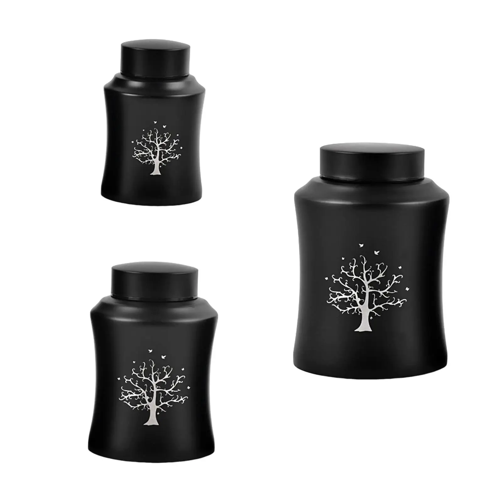 สัตว์เลี้ยง Urn Cremation Memorial Urns สแตนเลส Funeral Cremation Urn Jar