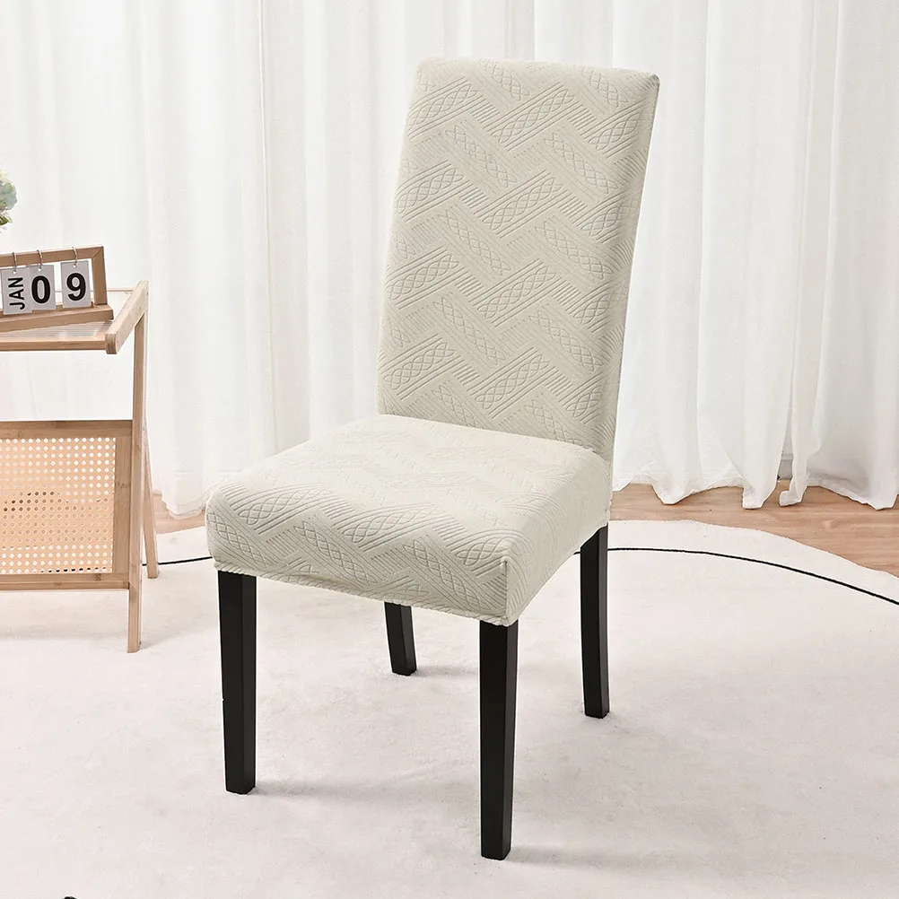 

Jacquard Chair Chair Covers Waterproof Dining Kitchen Covers Slip Seat Stretch Chairs Decor Parties Weddings Sofas
