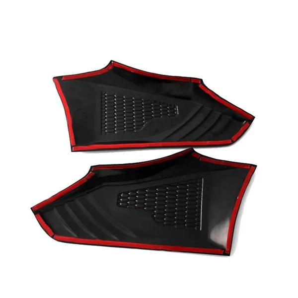 2Pcs Car Side Vent Hood Guard Decoration Trim for Ford Ranger T6 T7 2016 2017 2018 2019 2020