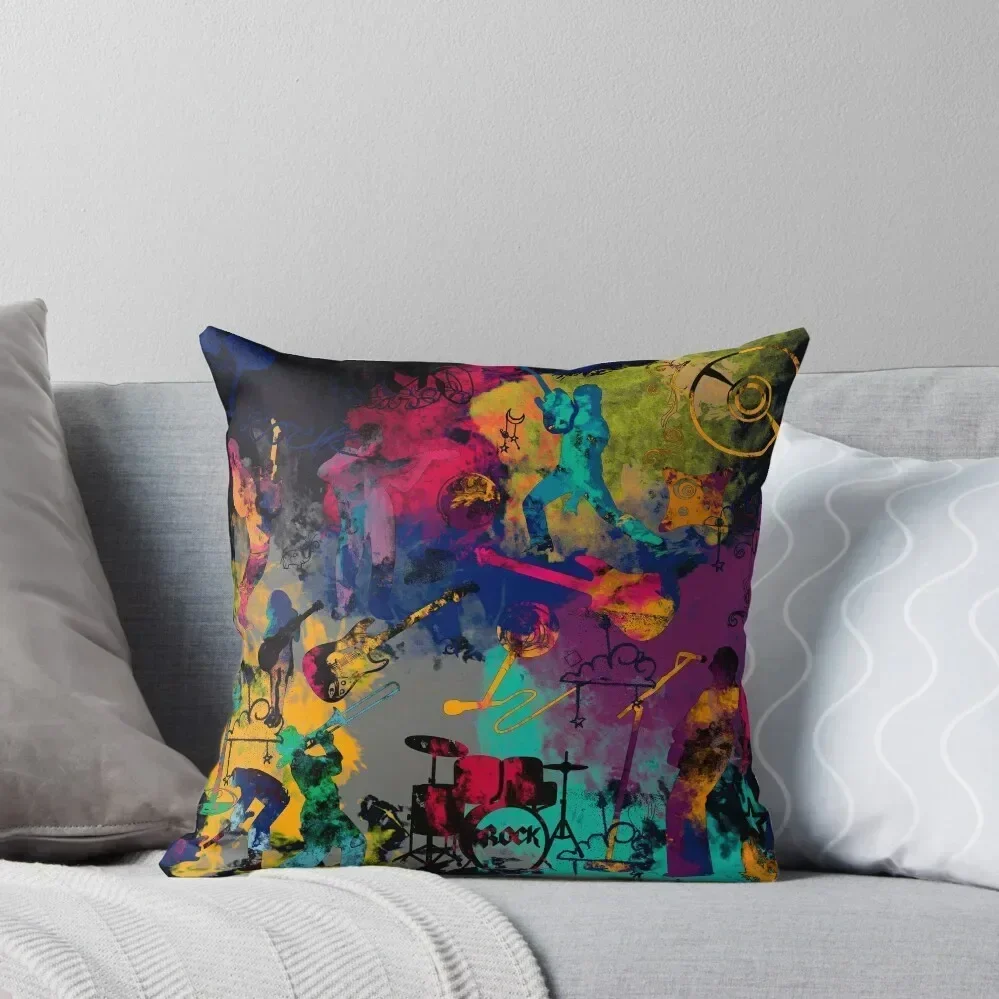 

Rock band Throw Pillow ornamental pillows Pillow Covers Decorative Sofa Pillow Cover Cushion Child