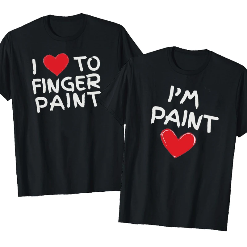 

Couple T Shirts Couple Shirt His and Hers Outfits Heart-shaped Pattern Couples T Shirt Lovers of T-shirts Lovers Couples Dress