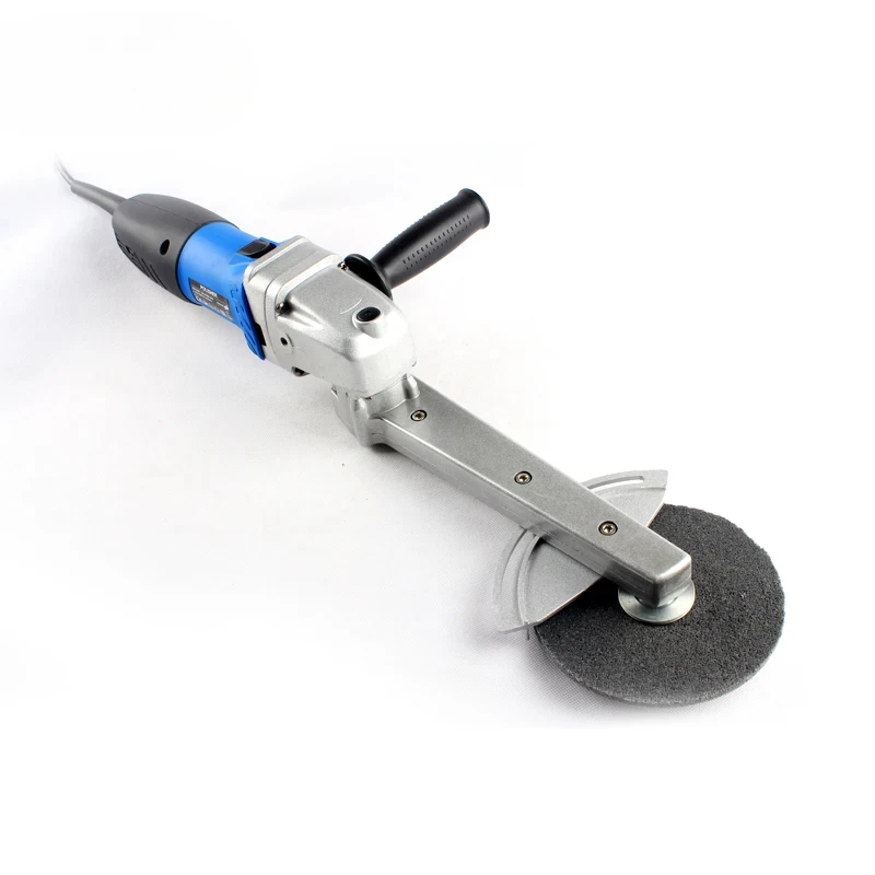 Fillet weld grinder/polisher/sander for finishing weld seams