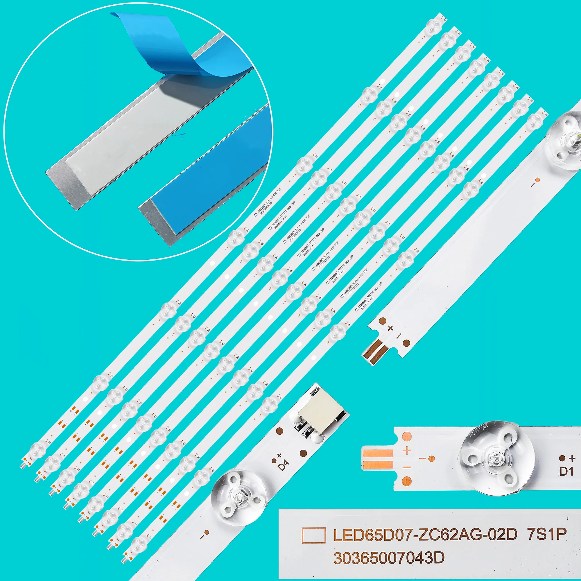 LED BackLight Strip For 65 Smart TV S1 65 Smart TV S2 LU65D31(PRO) LS65Z51Z LU65C7 65U740NB  PL6521UHDG 65FN2EA 65FN4KA L65M7-EA
