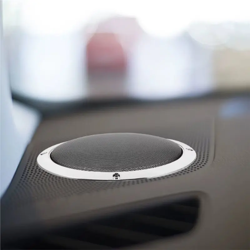 A22F-8-Inch Electroplated Grille Speaker Decoration Net Car Audio Accessories Replacement Speaker Grille Speaker Enclosure