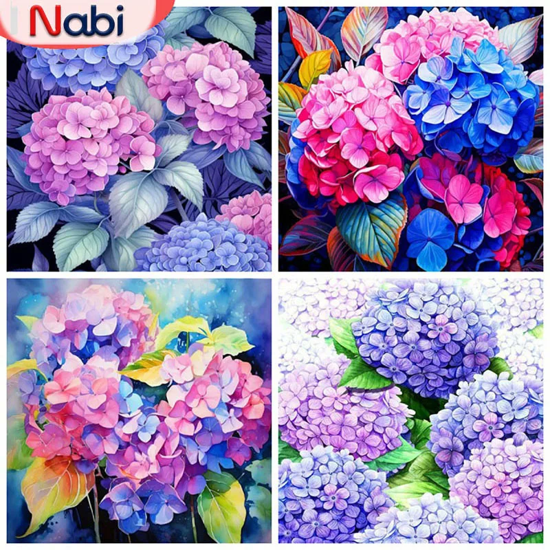 

Nabi Алмазная картина Цветок Полный круглый квадратный дрель Мозаика Набор картин Домашний декор Подарок ручной работы