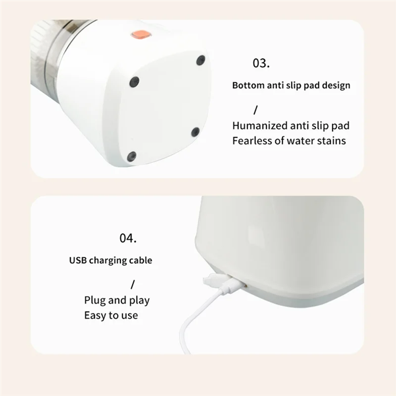 

45W Automatic Separation Juicer Portable Juice Machine Electric Juicer Rechargeable Vegetable And Fruit Juicer Blender