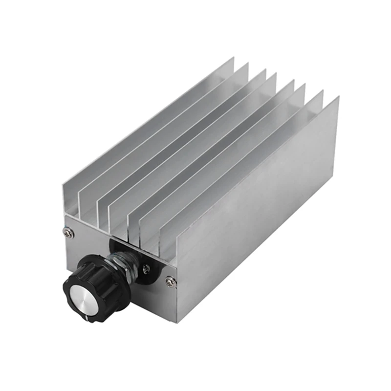 Controlador regulador de voltaje SCR AAAC-AC 220V 6000W, atenuador electrónico, termostato, molde de regulación de velocidad con estuche