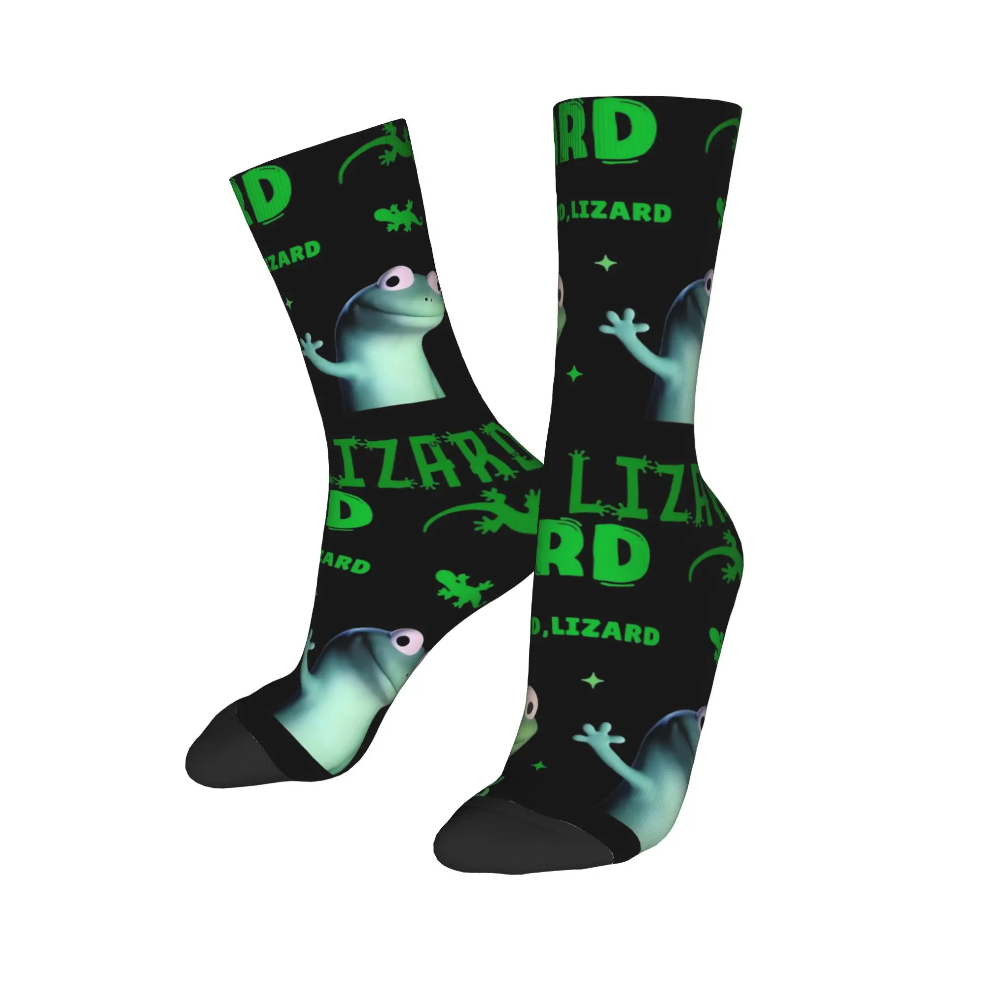 Fashion Male Men Socks Casual Tom Lizard Lizard Lizard Meme Animal Sock Graphic Women's Socks Spring Summer Autumn Winter