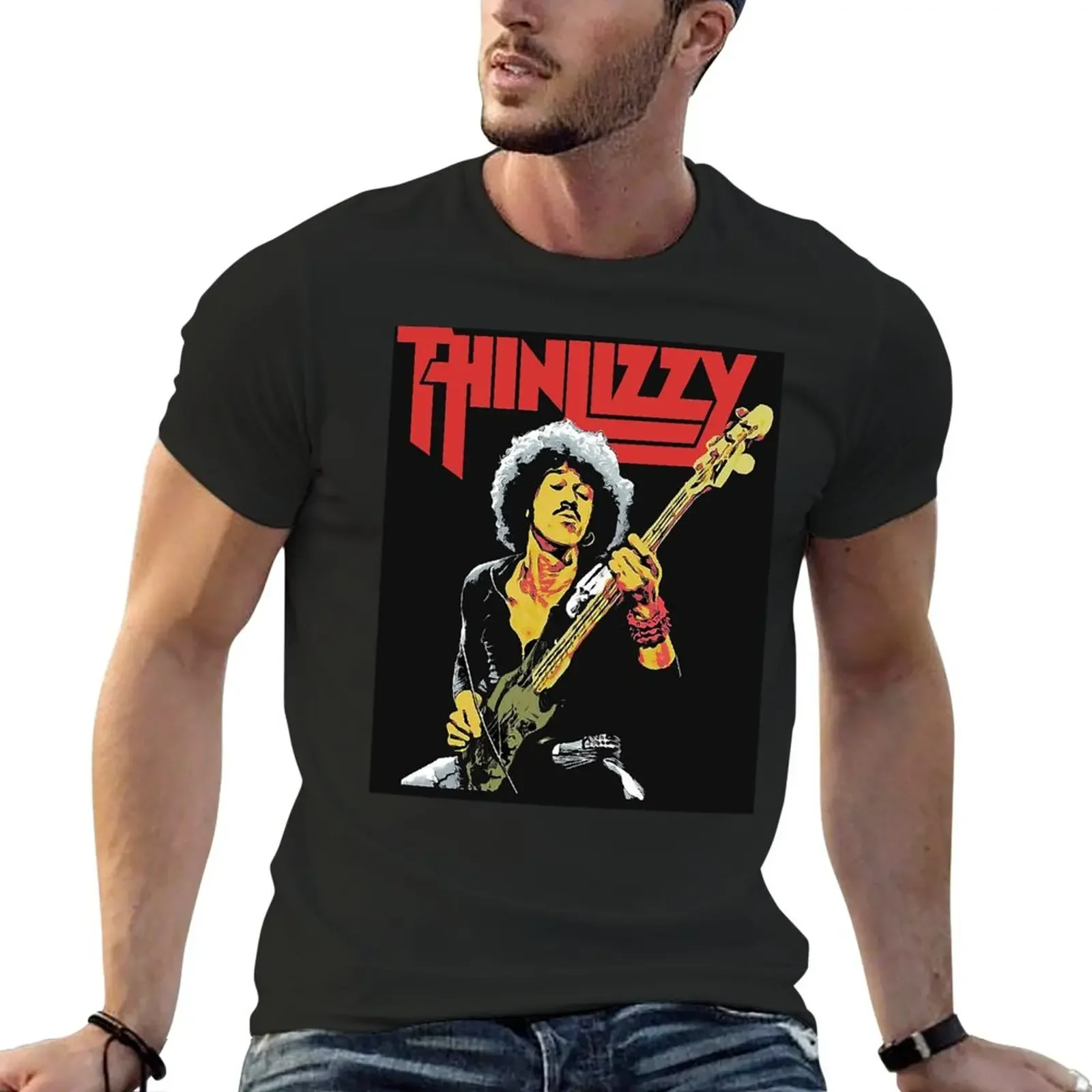 

thin lizzy T-Shirt blanks korean fashion sweat shirts, men