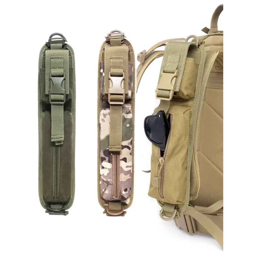 Tactical Shoulder Strap Sundries Bags for Backpack Accessory Pack Key Flashlight Pouch Molle Outdoor Camping EDC Kits Tools Bag