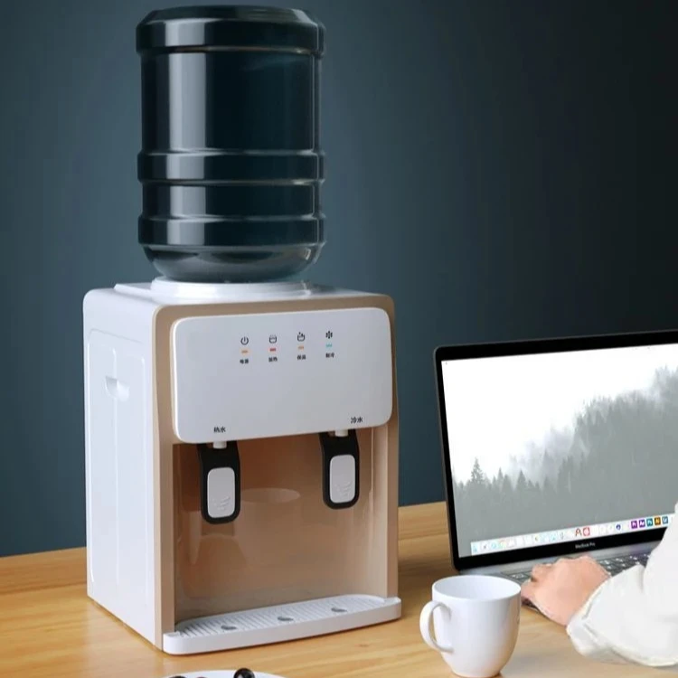 

Mini Hot Cold Water Dispenser Quick Heating Small Desktop for Student Dormitory Household Convenient
