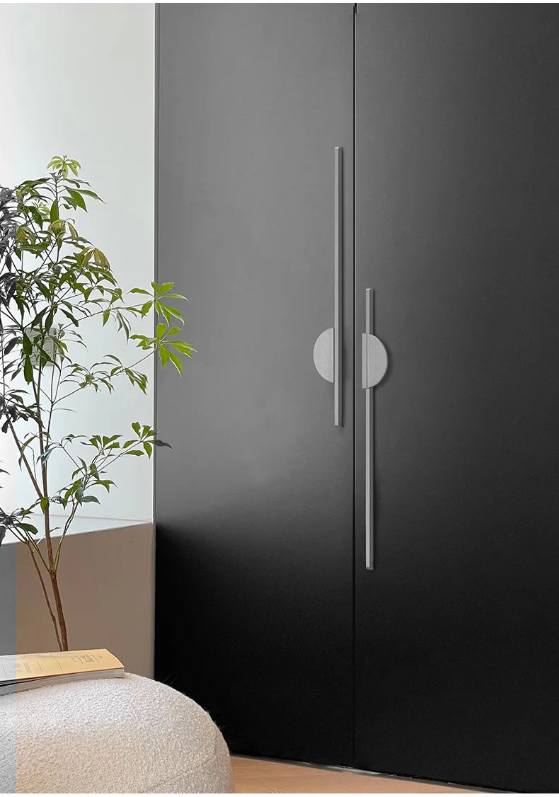 Yutoko moderne dark gold grau runde schrank tür griffe schublade zieht 200mm 500mm küche schrank möbel griffe hardware – Detail 9
