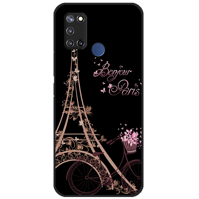 For OPPO Realme 7i Case Sunset Soft Silicon TPU Back Cover For OPPO Realme 7i 7 i RMX2103 Phone Cases Fundas Realme7i Bumper 6.5