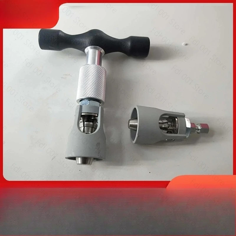 Aluminum plastic pipe floor heating pipe manual electric internal and external chamfering device round flaring device
