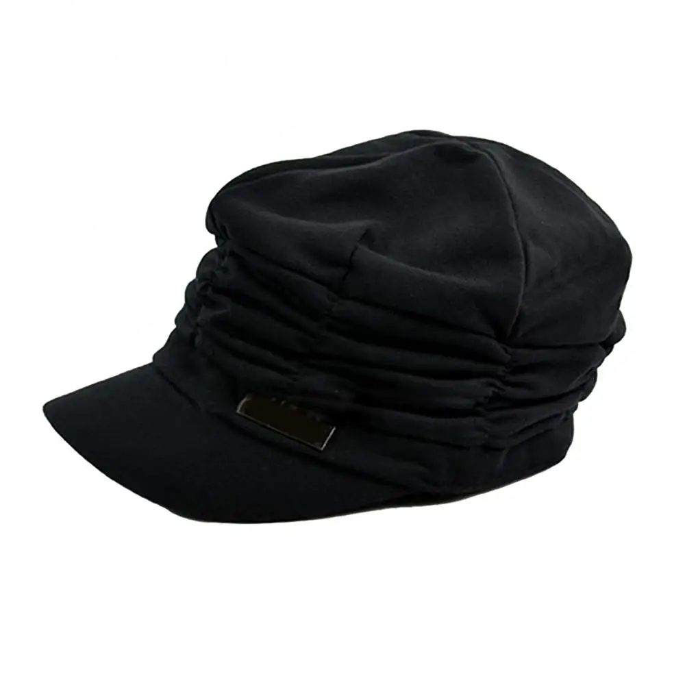 

Fashion Casual Hat Peaked Cap HOT SALES !!! Women Pleated Outdoor Sports Travel Sunhat