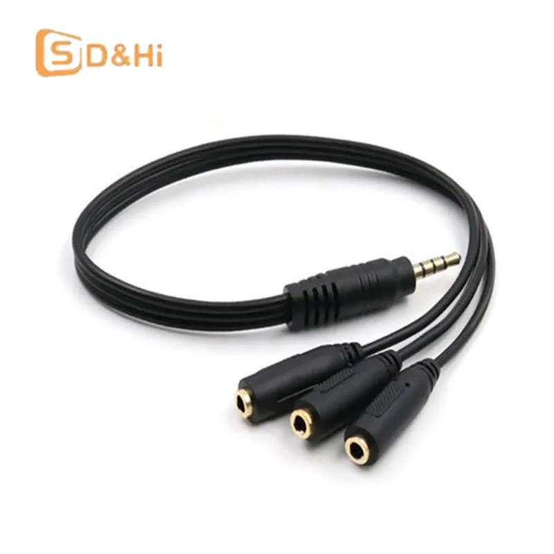 Aux Multi Headphone Earphone Audio Splitter Adapter 3.5mm Jack HUB Spliter Cable