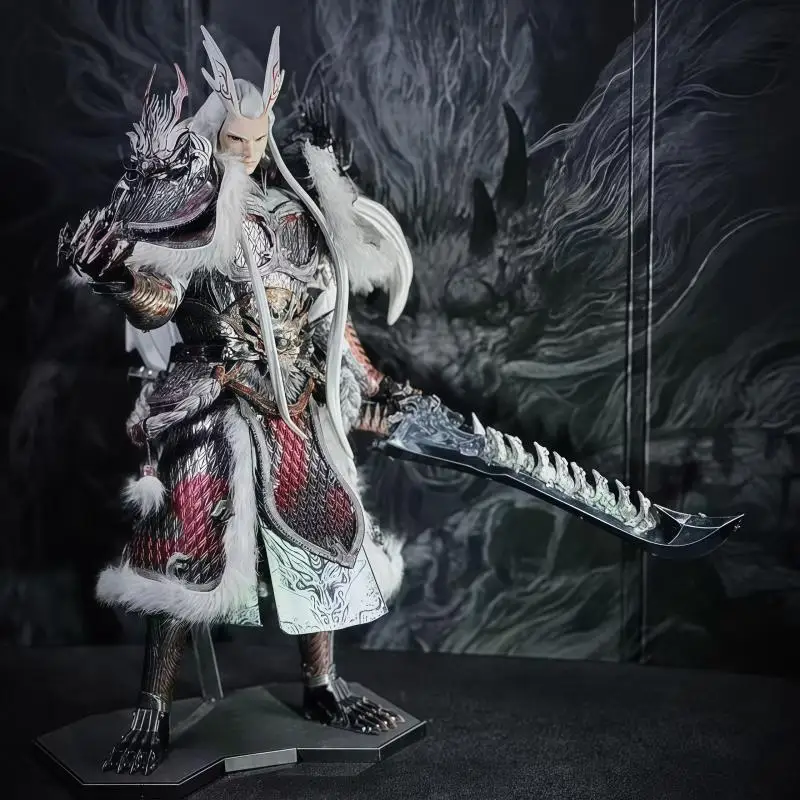 Bandai Trendy Play Bn Metal Works Nezha Demon Child Roars the Sea Ao Guang Model do Składania Figurka Akcji Kolekcjonerska Prezent na Boże Narodzenie