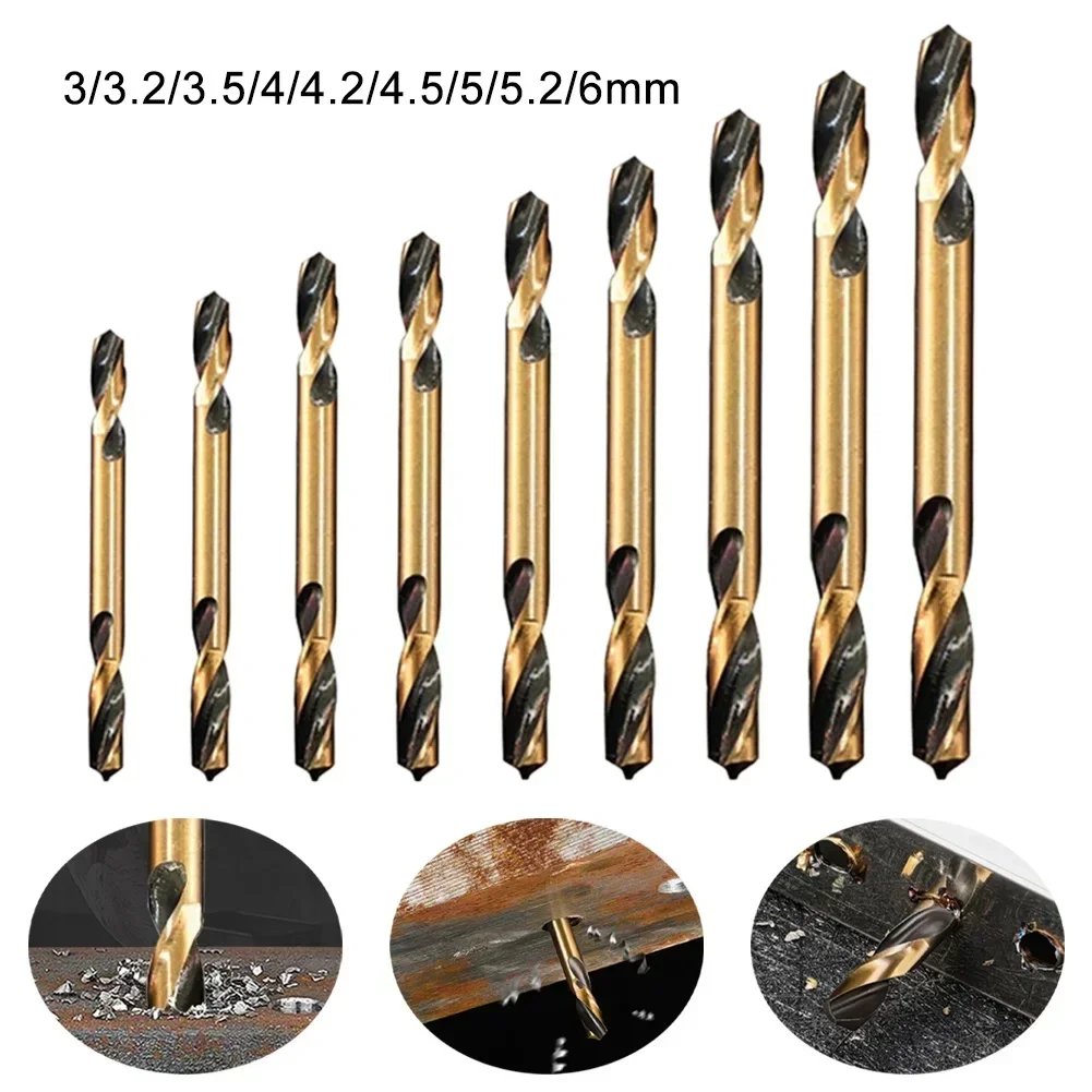 Auger Drill Bit Drill Bits None 4.0mm 4.5mm 5.0mm 5.2mm Bench Drill Double Drill Bits 1pc 3.5mm Stainless Steel