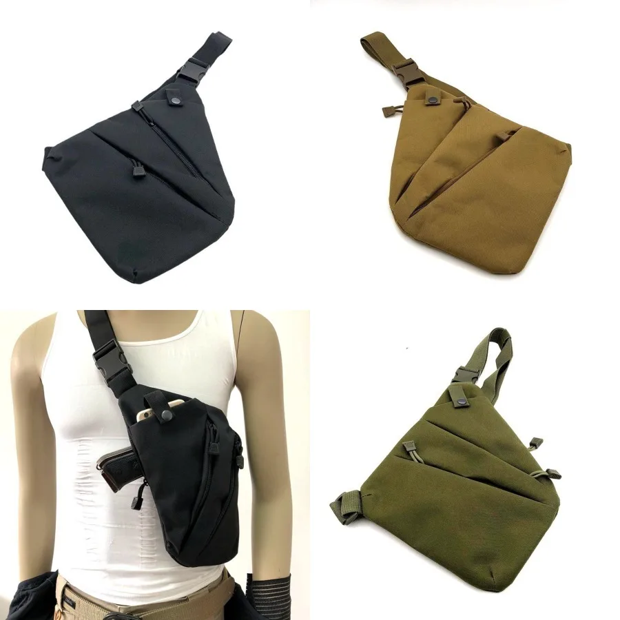 

【New style】Outdoor close-fitting single-shoulder anti-theft bag -body chest bag multifunctional tactical storage bag casual spo