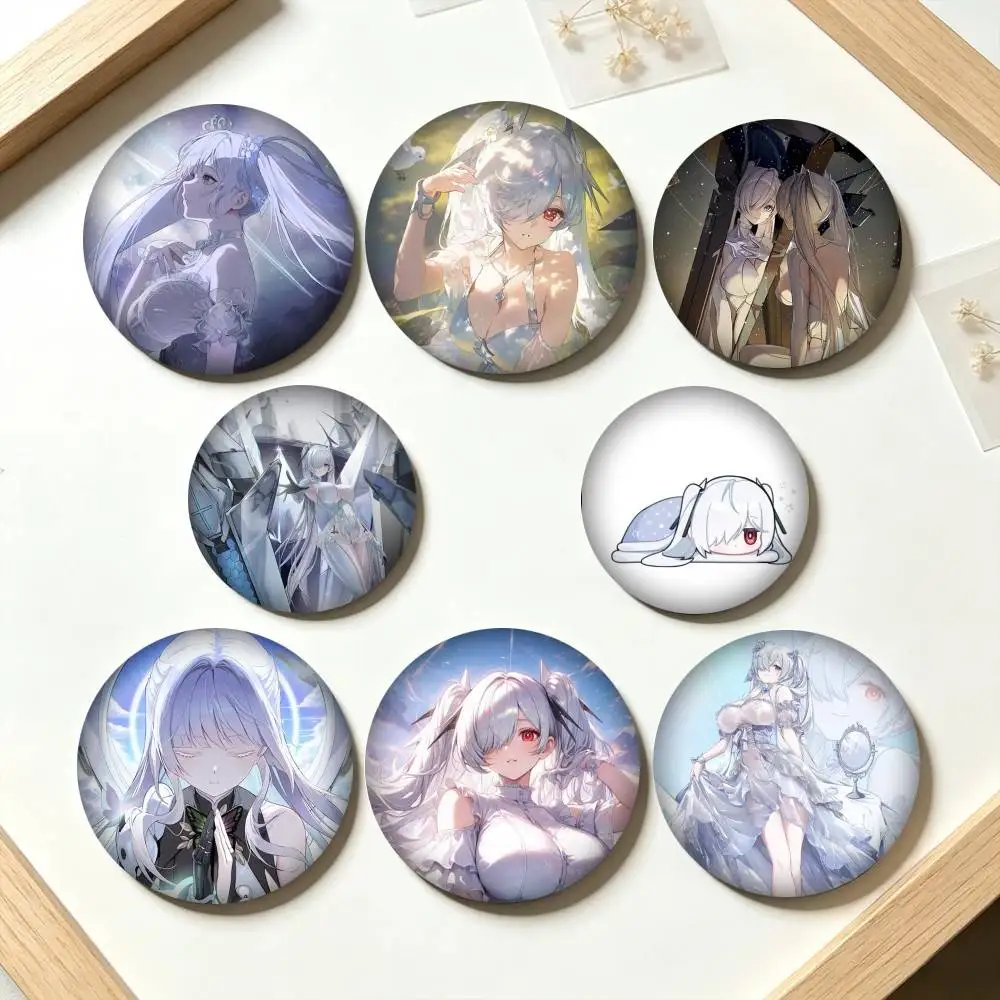 C-Cinderella Goddess of Victory 25 32 44 58 75mm Badges Personalized Round Brooches Pins Accessory Gift