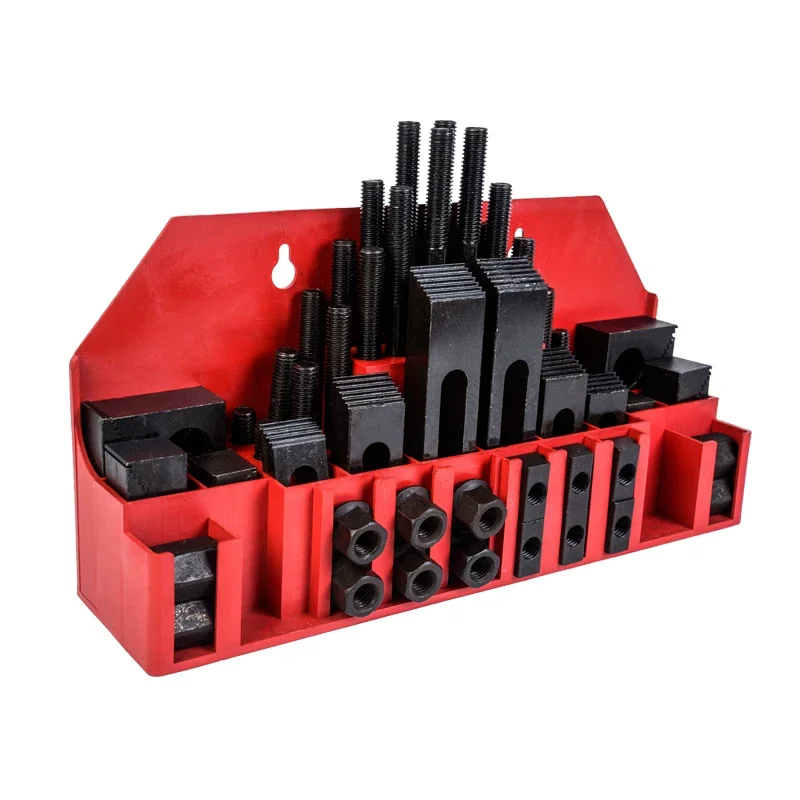 Level 6.8 Mill Clamp Kit M12 M10 M16 Milling Machine Tool Clamping Set 58pcs Tools Vice Milling Machine