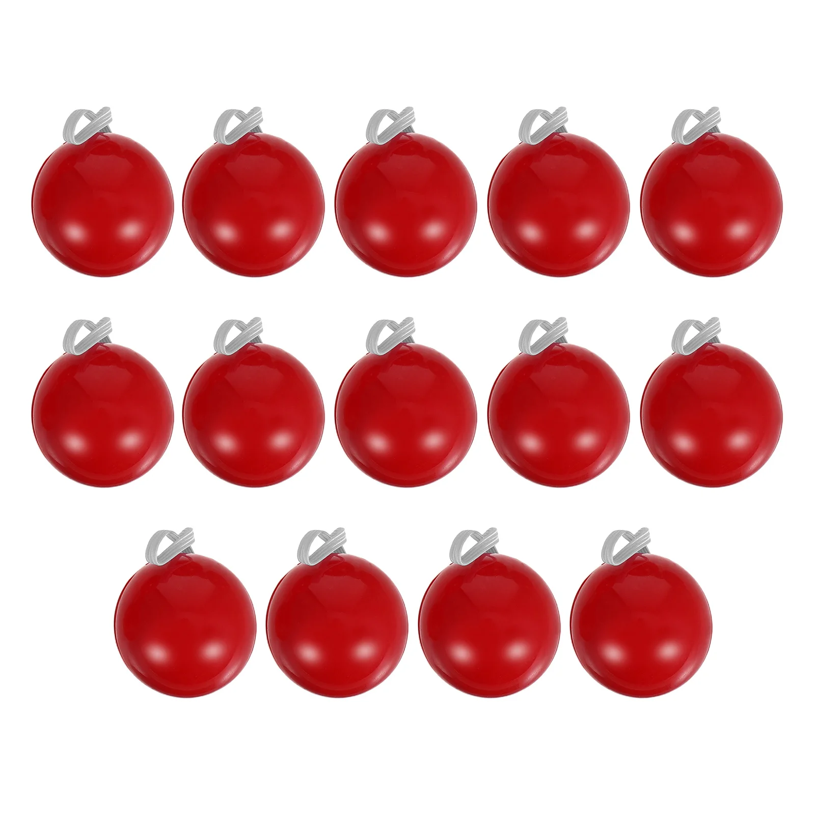 

14pcs Glow Clown Nose Light Up Red Circus Nose For Halloween Party Flashing Led Funny Costume Prop - Lightweight Plastic
