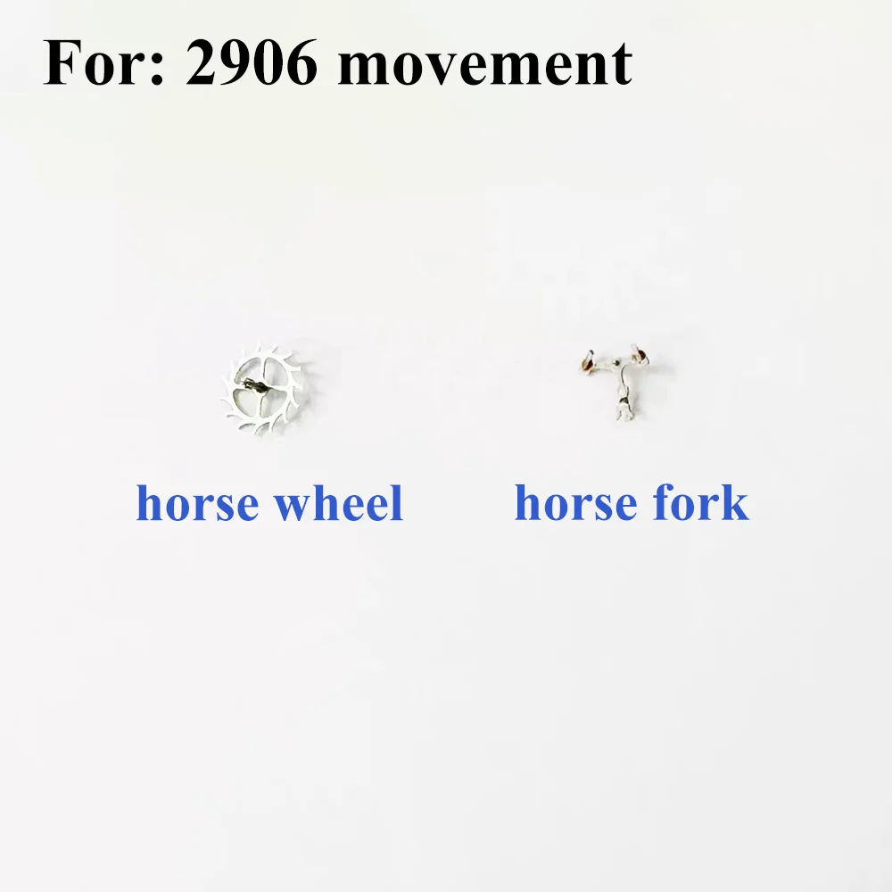 Watch Accessories Horse Wheel Horse Fork Suitable for 2906 Movement Escape Wheel Escape Fork Watch Repair Parts