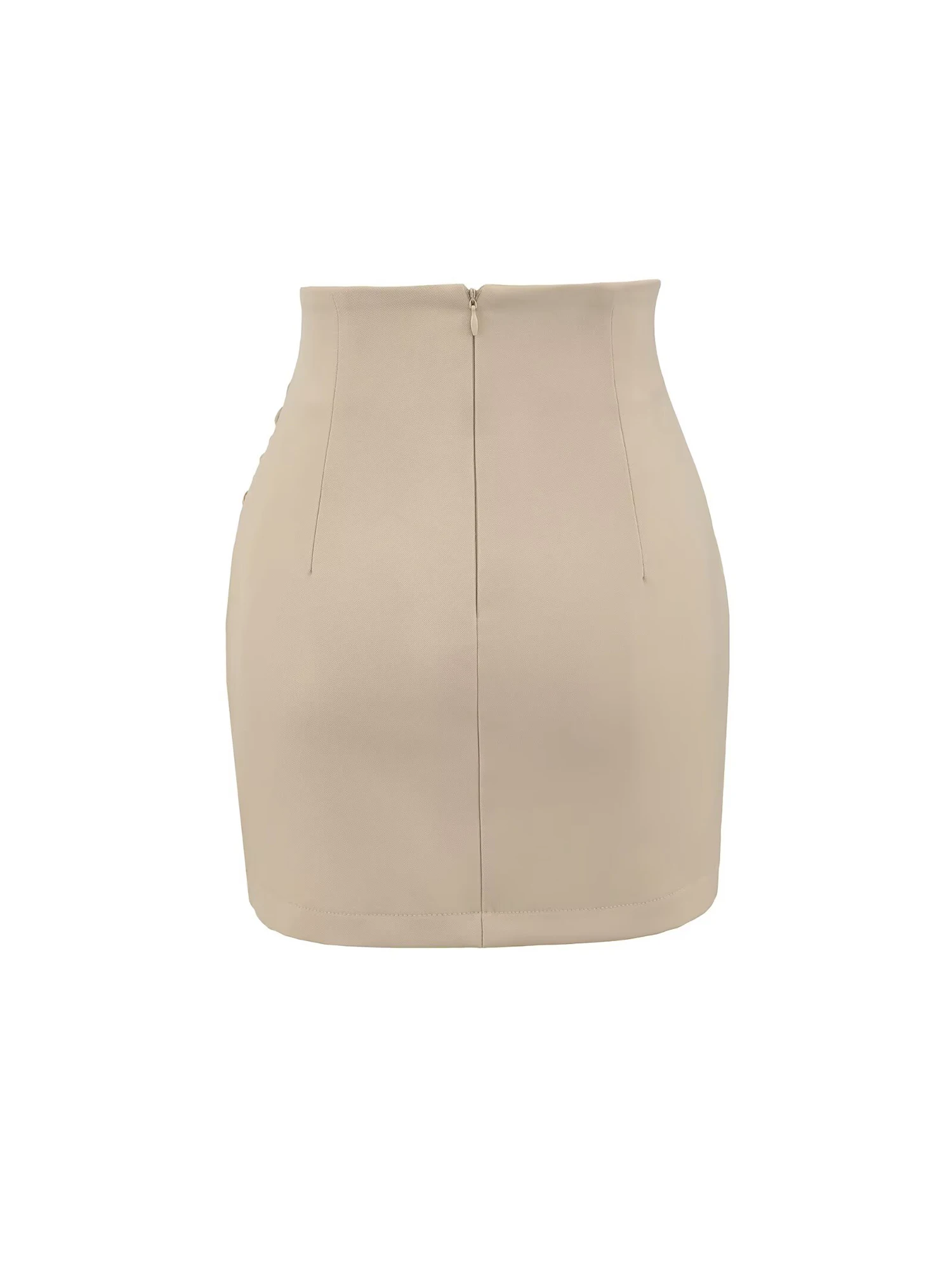 Women Apricot Mini Skirt Vintage Y2k Gyaru Luxury A-line Wrap Skirt Harajuku Korean Style High Waist Skirts 2000s Clothes Summer