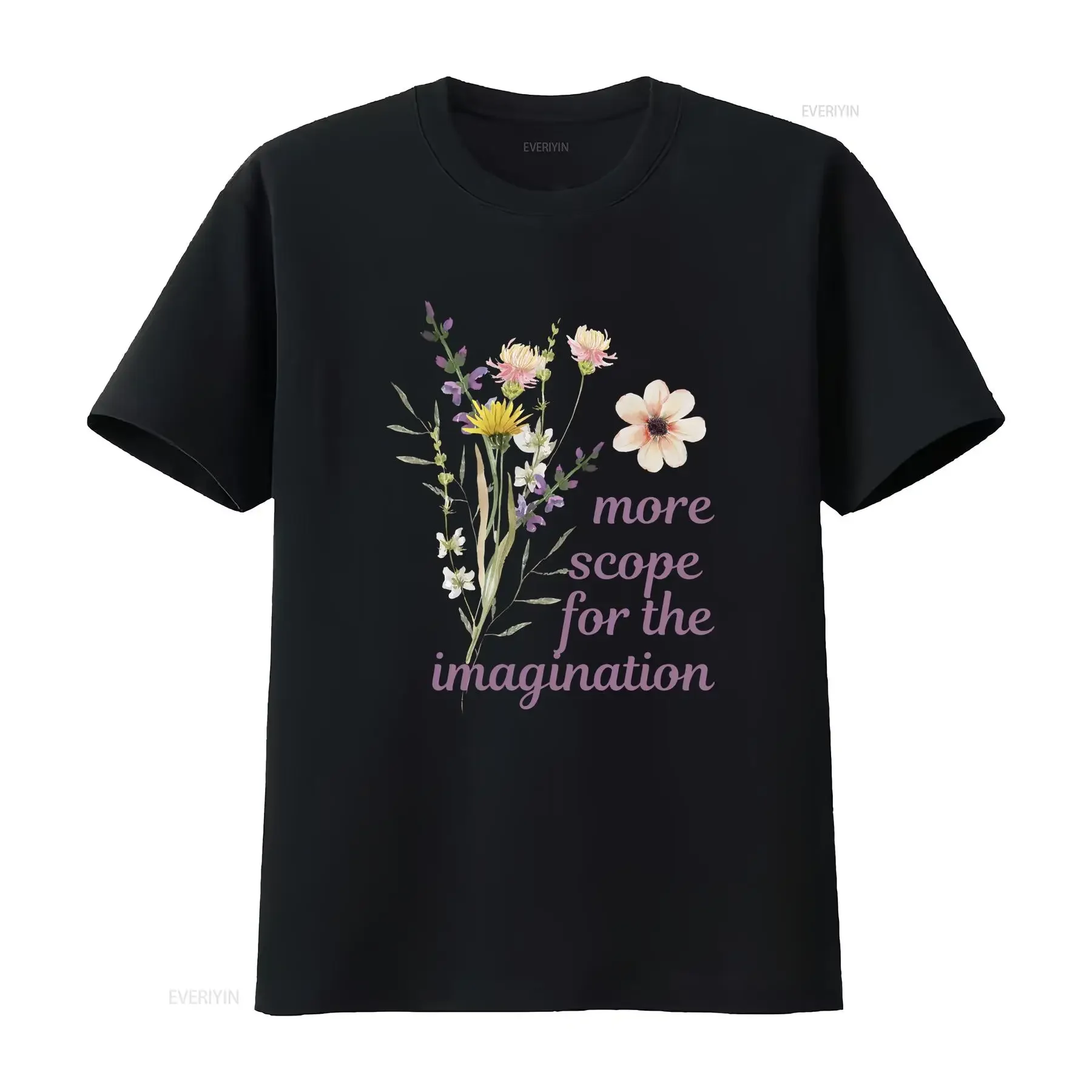 More scope for the imagination Anne of Green Gables T Shirt Shirley Wildflower bookish book quote vintage Washed Stylish