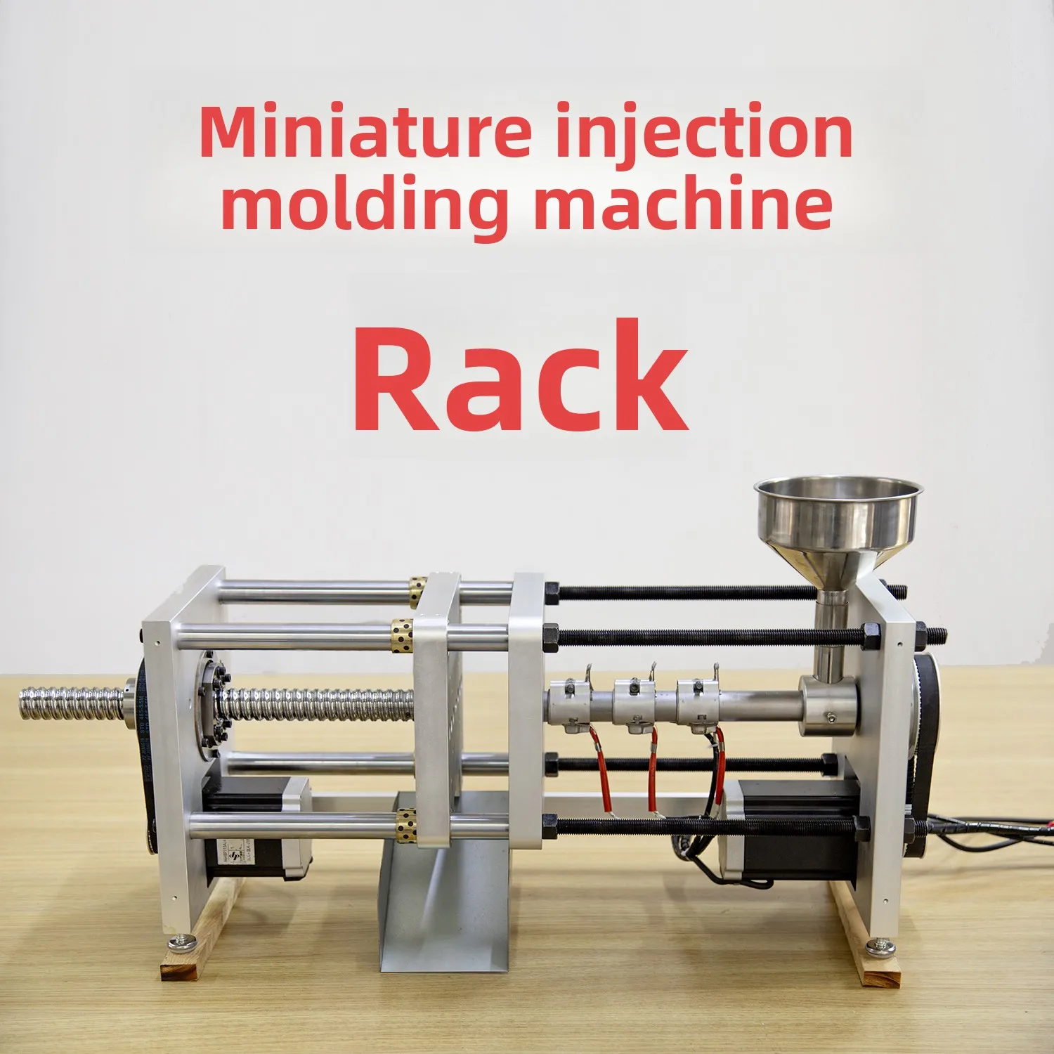 Desktop micro-automatic injection molding machine rack,  teaching DIY small parts manufacturing, mains