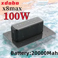 XDOBO X8 Max 100W Ultra-high Power Outdoor Portable Desktop Bluetooth Speaker Mobile Charging Waterproof TWS Computer Subwoofer