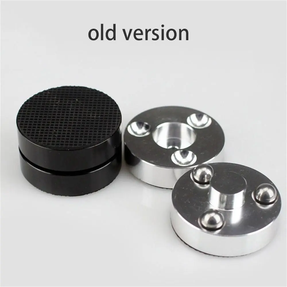 1Pcs 39x31mm HiFi Audio Isolation Feet CNC Machined Anodized Anti Shock Absorber Feet Rubber Pads Aluminum Magnesium Alloy